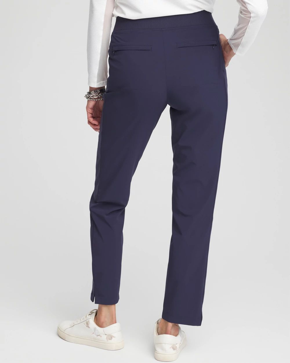 超高品質で人気の UPF Zenergy® Ribbed Chico's | Pants Ankle Side レディースウェア